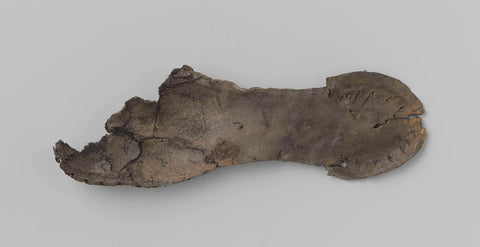 Fragment shoe sole from the wreck of the East Indies sailor Hollandia, anonymous, 1700 - in or before 1743 Canvas Print