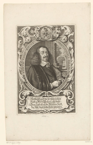 Portret van Christoph Peller von Schoppershof, Jakob von Sandrart, c. 1695 Canvas Print