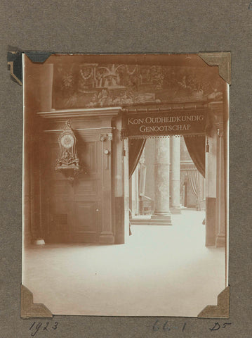 View from the room of the KOG on the Night Watch Room in 1923, 1923 Canvas Print