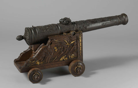 Cannon owned by the Van Reigersberg family, Johannes Burgerhuys, 1678 Canvas Print