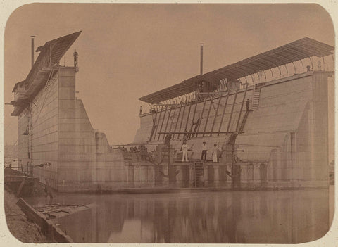 Floating Dry Dock, anonymous, 1877 - 1878 Canvas Print