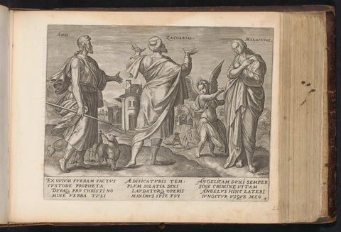 Amos, Zacharia and Malachi, anonymous, Jan Snellinck (I), 1646 Canvas Print