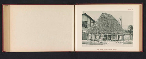 House and people from Samoa at the World's Columbian Exposition in Chicago in 1893, Charles Dudley Arnold, 1893 Canvas Print