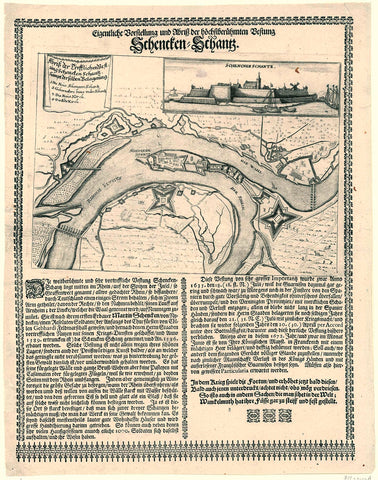 Siege of Schenckenschans by the French, 1672, anonymous, 1672 Canvas Print