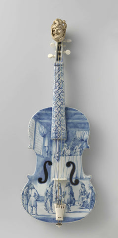 Violin, anonymous, c. 1705 - c. 1710 Canvas Print