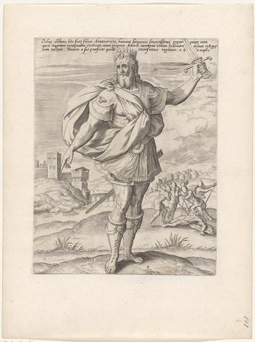 Koning Artaxerxes III, anonymous, 1585 Canvas Print