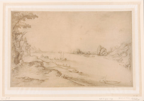 Estuary, Gerard van der Horst, 1610 - 1628 Canvas Print