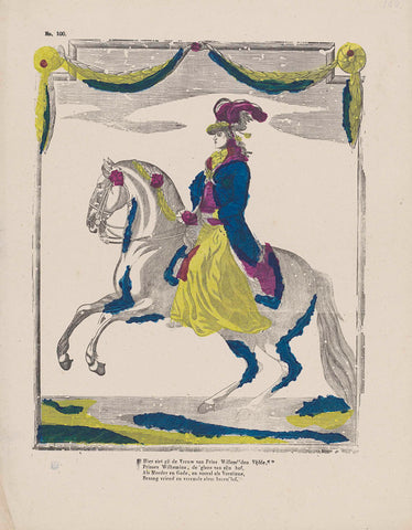 Wilhelmina of Prussia, A. Bouwens, 1848 - 1881 Canvas Print