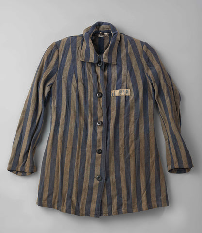 Concentration camp coat, worn by Isabel Wachenheimer, Texled, 1938 - 1945 Canvas Print