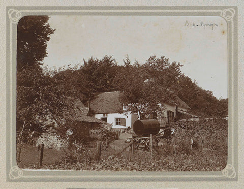 Farm with a yard in Beek (Gelderland), Folkert Idzes de Jong, c. 1905 - c. 1907 Canvas Print