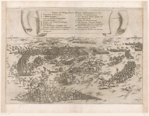 Battle of Heiligerlee, 1568, Johann Wilhelm Baur, 1632 Canvas Print