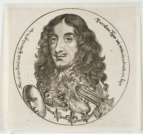 Portrait of Charles II as a Tiger, Romeyn de Hooghe (attributed to), 1672 Canvas Print