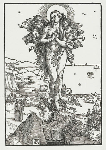 The Ecstasy of Mary Magdalene, Albrecht Dürer, 1504 - 1505 Canvas Print