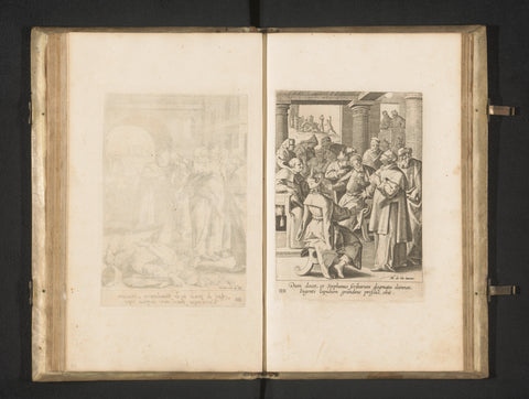 Sermon of Stephen, anonymous, 1654 Canvas Print