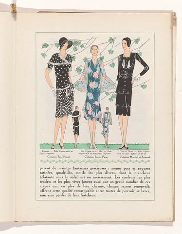 Art - Goût - Beauté, Feuillets de l' elegance féminine, June 1929, No. 106, 9th Year, p.10, anonymous, 1929 Canvas Print