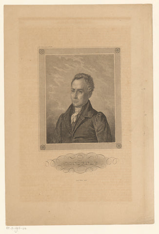 Portrait of Bernhard August von Lindenau, Franz Stober, 1840 - 1855 Canvas Print