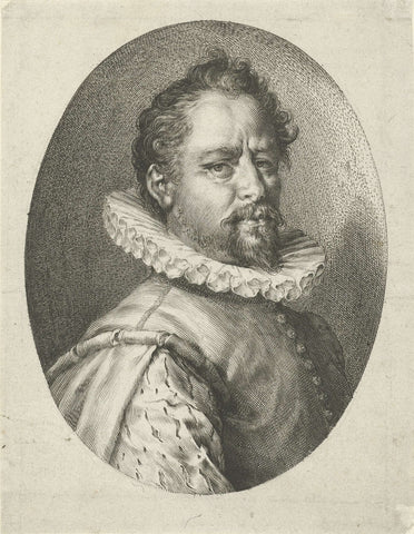 Portrait of Bartholomeus Spranger, Jan Harmensz. Muller, 1597 Canvas Print