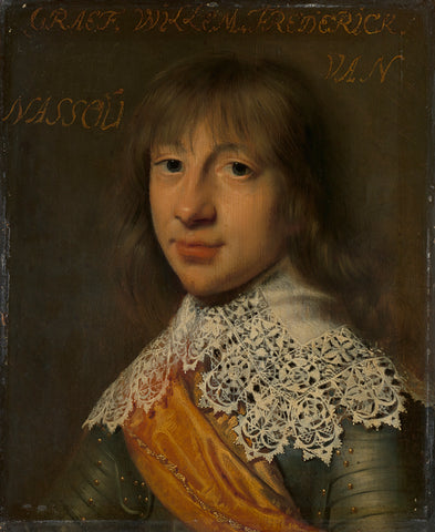 Portrait of William Frederick, Count of Nassau-Dietz, Wybrand de Geest (I), 1632 Canvas Print