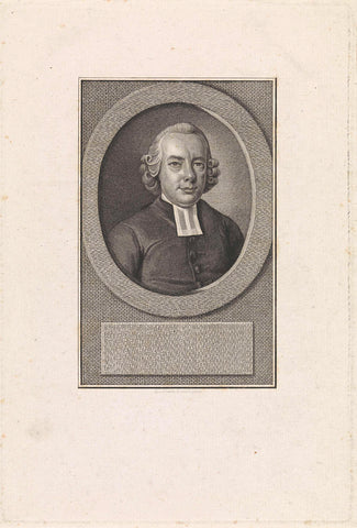 Portrait of Johan Christiaan Baum, Reinier Vinkeles (I), 1793 Canvas Print