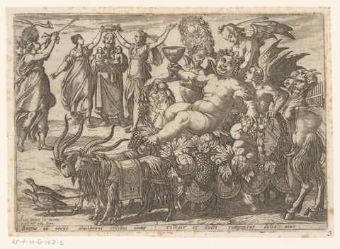 Herfst, Antonio Tempesta, 1592 Canvas Print