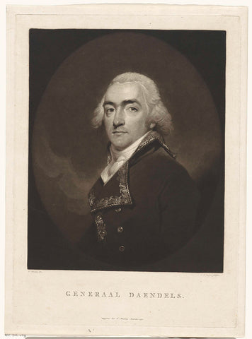 Portrait of Herman Willem Daendels, Charles Howard Hodges, 1795 Canvas Print