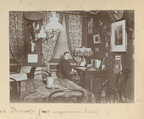 Kamer van Phons Driessen, Hendrik Herman van den Berg, in or after 1890 - in or before 1894 Canvas Print