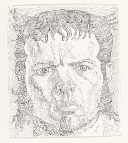 Self-portrait 1998 no. 95, Philip Akkerman, 1998 Canvas Print