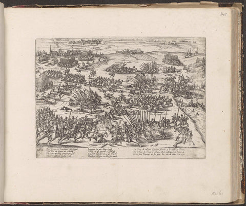 Battle of Ivry (Dreux), 1590, Frans Hogenberg (workshop of), 1590 - 1612 Canvas Print