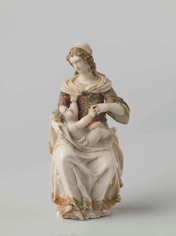 Virgin and Child, anonymous, c. 1550 Canvas Print