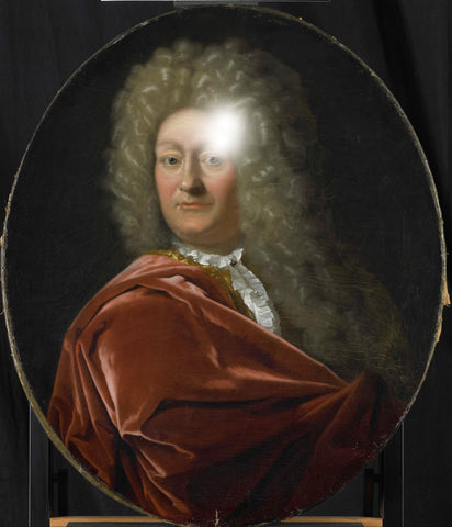 Portrait of Adriaen Paets, Director of the Rotterdam Chamber of the Dutch East India Company, elected 1703, Pieter van der Werff (attributed to), 1703 - 1722 Canvas Print