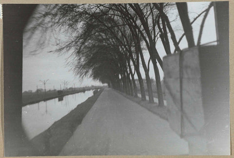 View from a moving van during the evacuation in 1939, 1939 - 1941 Canvas Print