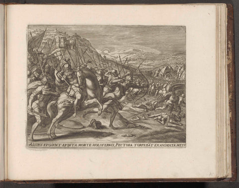 Victory over the Assyrians, Jan Snellinck (I), 1579 Canvas Print