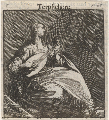 Terpsichore, Pieter Nolpe, 1650 Canvas Print