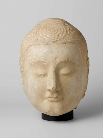 Buddha Head, anonymous, 550 - 650 Canvas Print