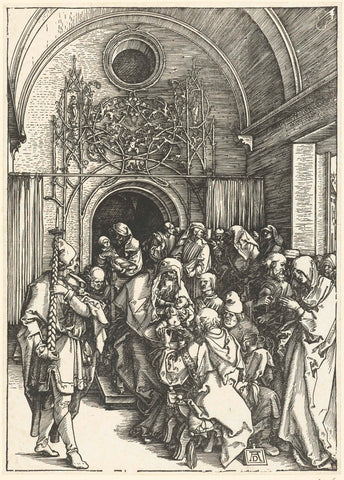 Circumcision of Christ, Albrecht Dürer, 1502 - 1506 Canvas Print