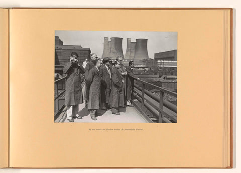 During a visit to Heerlen, the State Mines were visited, Government Information Service, 1949 Canvas Print