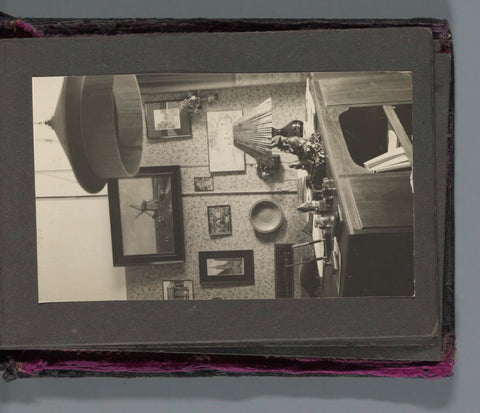 Bookcase and figures, Elsa Silberstein, 1935 Canvas Print