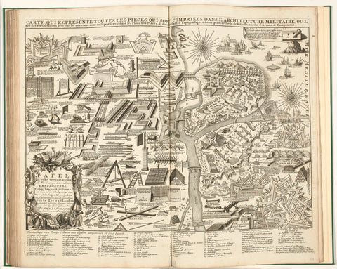 Schouwburg van den oorlog (sheet XXXIII), 1703, Pieter Schenk (I), 1720 - 1722 Canvas Print