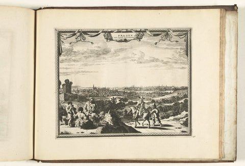 View of Prague, 1726, anonymous, 1726 Canvas Print