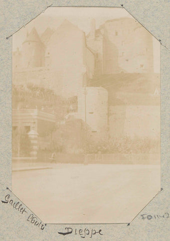 Exterior of the Castle of Dieppe, Gaillet, c. 1890 - c. 1900 Canvas Print