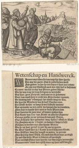 Wetenschap en Handwerk, anonymous, 1620 - 1629 Canvas Print