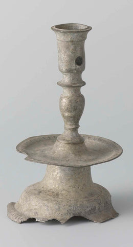 Candlestick, four-part, anonymous, c. 1590 - c. 1596 Canvas Print