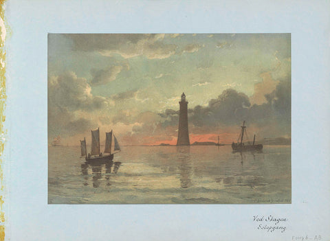 Sunrise after painting by C. Frederick Sörensen, anonymous, 1868 - 1876 Canvas Print