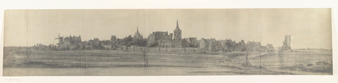 View of Burick, 1672, frères Moreau, 1900 - 1903 Canvas Print