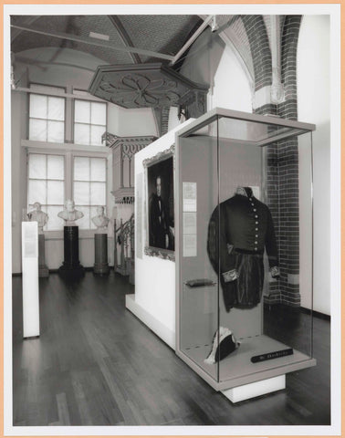 Room with in front a display case with torbecke costume, 1996 Canvas Print