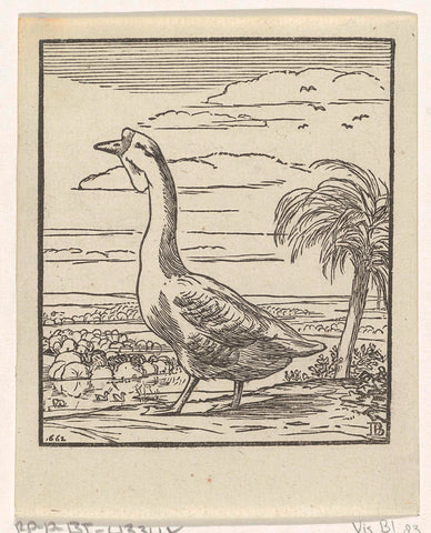 Gans, Dirck de Bray, 1662 Canvas Print