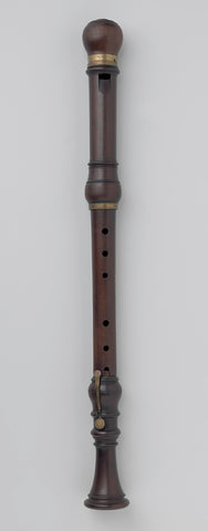 Bass recorder, Johan Christoph Denner, c. 1700 Canvas Print