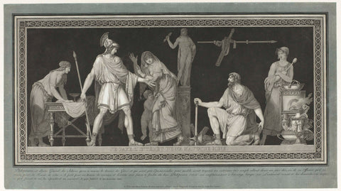 Officer apologizes to Philopoemen, Pierre Michel Alix, 1795 Canvas Print