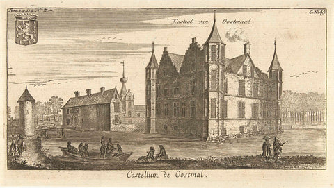 Castle of Oostmaal, Franz Ertinger, 1697 Canvas Print