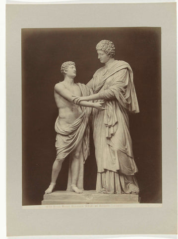 Sculpture by Orestes and Elektra, anonymous, c. 1880 - c. 1904 Canvas Print